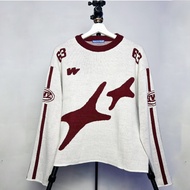 WP Company - Knitwear BOXY Rate Football Star Knit Unisex Sweater / Knitted Sweater for Men & Women