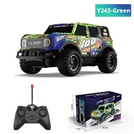 new Rc Speed Truck 1:24 Scale Rock Crawler With Led Light Remote Control 10km/H 2wd Vehicle Wireless