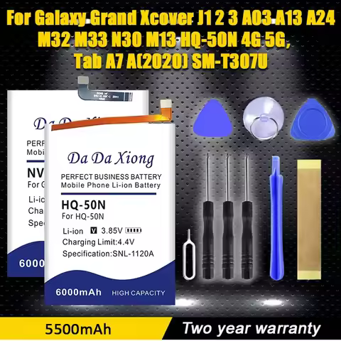 SCUD-WT-N19 New Battery For Samsung Galaxy Grand Xcover J1 2 3 A03 A13 A24 M32 M33 N30 M13 HQ-50N 4G