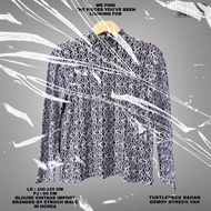 Turtleneck blouse, vintage style, Korean blouse,/inner, Korean top, Korean style, Korean blouse,/ vi