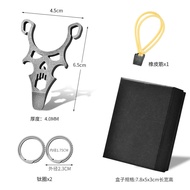 Mini Titanium Alloy EDC จักรยานยนต์แบบพกพาสำหรับกลางแจ้ง อุปกรณ์เก็บของในบ้าน รถเข็นสี่ล้อแบบพกพา