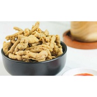 100gr Chicken Intestine Chips<Unk> Chicken Intestine Chips Spicy Chicken Intestine Chips Orange Leaf