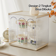 Inaso Kotak Penyimpanan Rak Meja Parfum Laci Organizer Make Up Skincare Gelas Bumbu Dapur HSB632