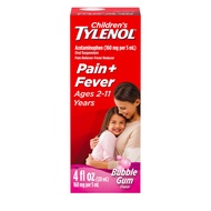 Children's Tylenol Oral Suspension, Bubblegum, 4 Fl. Oz