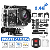 Camcorder with Remote 4K Ultra HD WiFi Action Camera 30M Underwater Video Recorder Waterproof Go Pro Camcorder 16MP