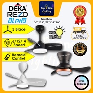 🔥FREE SHIPPING🔥 REZO VENUS 20 inch / LORCA 23 Inch / MICA 30 inch Ceiling Fan MINI FAN DC Motor 6 Sp