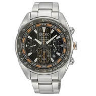 Seiko solar chronograph sapphire glass men watches snaf51p1