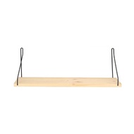 Iron Wood Wall Shelf Hanging Iron Wood Wall Shelf