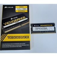 CORSAIR SODIMM 8GB DDR4 2666MHZ CMSX8GX4M1A2666C18 NEW LAPTOP MEMORY RAM