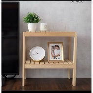 2-tier wooden shelf, 2-tier shelf, bedroom shelf, kitchen shelf, flower shelf, cosmetic shelf, multi