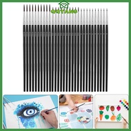 QQ* 30 Pieces Fine Paint Brushes 3 Size Tiny Detail Paint Brush Small Liner Tip Paint Brushes 0 00 0