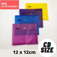 CD Size Fuda U-Shape Expandable Document Envelope File Holder Closure