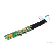 Compaq Presario V3000 V3500 Audio Jack Sound Board with Ribbon Cable 430465-001, 554F602011G 55.4F60