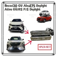 Perodua Ativa/Bezza 2020 ABS Gear Up Front Skirt DRL LED Daylight 2