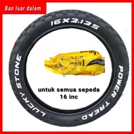 16x2.125 Lucky stone 16 x 2.125 swallow folding children's bicycle etc.