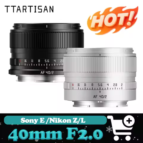 TTArtisan AF 40mm F2 Autofocus Full Frame Prime Lens F2.0 Large Aperture for Street Documentary Phot