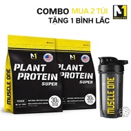 Whey Plant Protein Super Muscle One 500g – Plant Protein 30g Protein/Serving – Lactose Free – Chocol