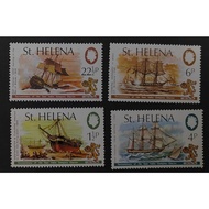 St. Helena,  1973 The 300th Anniversary of East India Company Charter,  MINT, COMPLETE SET