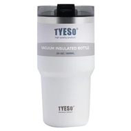 TYESO 泰碩 隨行冰霸杯 贈矽膠吸管 360g  雪峰白  600ml  1個