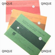 QINJUE Watercolor Sketchbook, 32K 16K 8K 300g Watercolor Paper Block, High Quality 20 Sheets 100% Co