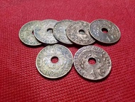 Koin koleksi Benggol bolong 1 cent thn 1945
