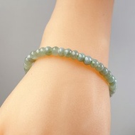 冰種翡翠算盤珠手珠手鍊 | 天然緬甸玉A貨翡翠 | 送禮