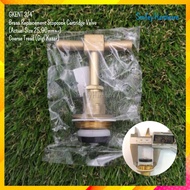 3/4" GKENT/GKM Brass Replacement Stopcock Cartridge Valve Coarse Thread Gigi Kasar [T&W Hardware]
