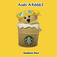 【Ready】For Asaki A-K6663 Case Cartoon Innovative Soft Silicone Earphone Case Casing Cover