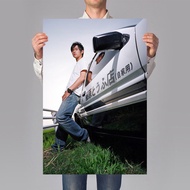 Initial D Poster Jay Chou Wall Painting Edison Chen AE86 Racing University Dormitory Wall Stickers F
