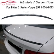 E92 M3 Style Real Carbon Fiber Rear Spoiler Wing for BMW 3 Series E92 2-door Coupe 2006-2013 Trunk B