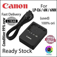 Canon LC-E6E Charger for the LP-E6/6n/6nh  Lithium Ion Battery Pack .
