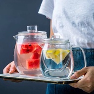 全城熱賣 - 【可加熱】花茶玻璃茶壺 花茶壺 水果茶 鴨嘴壺 功夫茶具 內膽過濾煮茶壺 過濾茶壺 透明茶壺 玻璃茶具