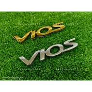 Toyota Vios (Gold/Chrome/Matte Black) Emblem Logo