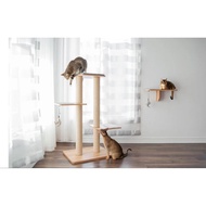 Wooden house for cats, cat scratching post, cattree