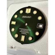 Watch Dial Accessories Seiko Marine Master 300 28.5mm Green Luminous fit to movement NH35/NH36/4R35/