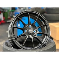 NEW 15X6.5 ET40 AOW TC105X Rim (set of 4) Matte Black 4X100