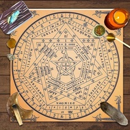 1PC Mystical Altar Cloth for Tarot: Symbols & Energies Unveiled  1 helai Kain Altar Mistik untuk Tar