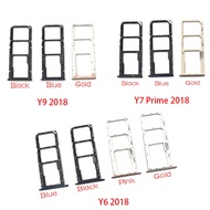 SIM Card Tray Slot Holder Replacement Part For Huawei Y6 Y7 Prime Y9 2018