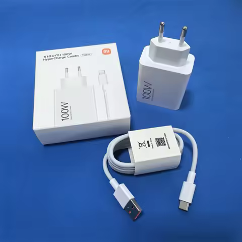 Xiaomi 100W EU Charger Turbo Fast Charging Adapter For Mi 17 15 Pro Max Poco F8 Pro Ultra Redmi K90 