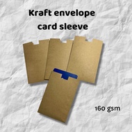 KRAFT ENVELOPE CARD SLEEVE | Thick kraft envelope for packaging, freebies, and more