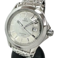 OMEGA海馬系列120公尺2511.30男士不鏽鋼石英錶，銀色錶盤（二手）