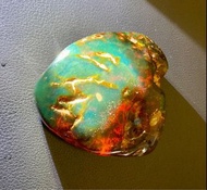 多明尼加天然琥珀原石 紅皮藍珀