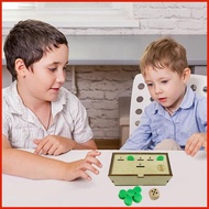 Coin Drop Box Fun Board Game Works with Pennies Wooden Coin Drop Game Box Includes Coin & Interactiv