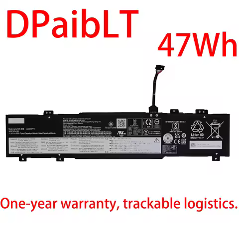 DPaibLT NEW 47Wh 15.36V 3564mAh L22M3PF2 LAPTOP BATTERY For Lenovo IdeaPad Slim 3 16" 2023 For Lenov