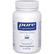 Pure Encapsulations Hair/Skin/Nails Ultra Advanced Beauty Supplement - Biotin & Collagen Supplement 