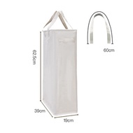 【AiBi Home】-3X Laundry Hamper Handles Narrow Foldable Laundry Basket Thin Laundry Basket Dirty Clothes Collapsible Laundry Basket C