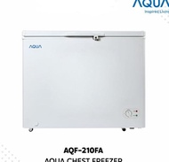 Ready || Aqua Chest Freezer / Box Freezer 200 Liter Aqf-200 Promo