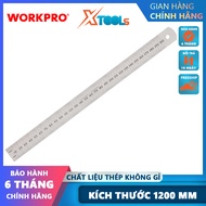 Thước đo thẳng thép không gỉ kích thước 1200mm (48 inches) Workpro - WP265003