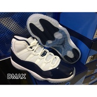 Dmax Sale Air Jordan 11 "Win Like 82" 378037- 123 White Blue Silk Big Magic King-