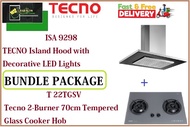 TECNO HOOD AND HOB BUNDLE PACKAGE FOR ( ISA 9298 &amp; T 22TGSV) / FREE EXPRESS DELIVERY